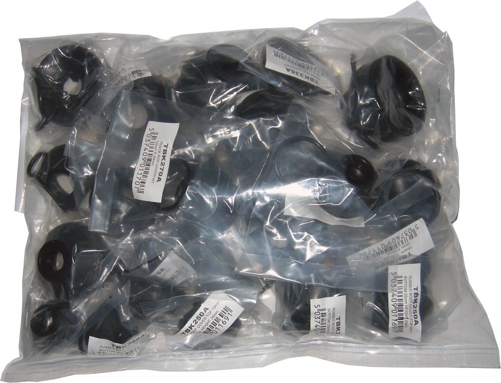 TechniksTBK30 Universal Car Mixed Track Rod End Covers, Bag of 30 in Total, Fit for Most Vehicles