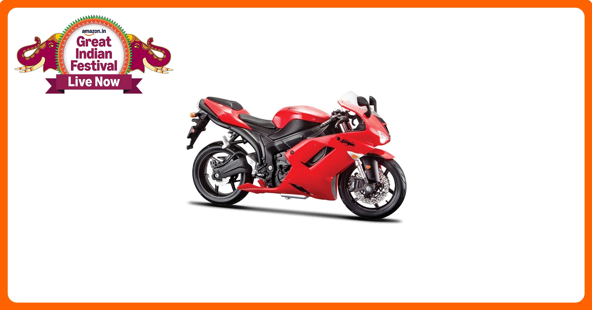 『ユウ』 MAISTO 1:12 Kawasaki Ninja ZX 6R 31155 RED MOTORCYCLE BIKE