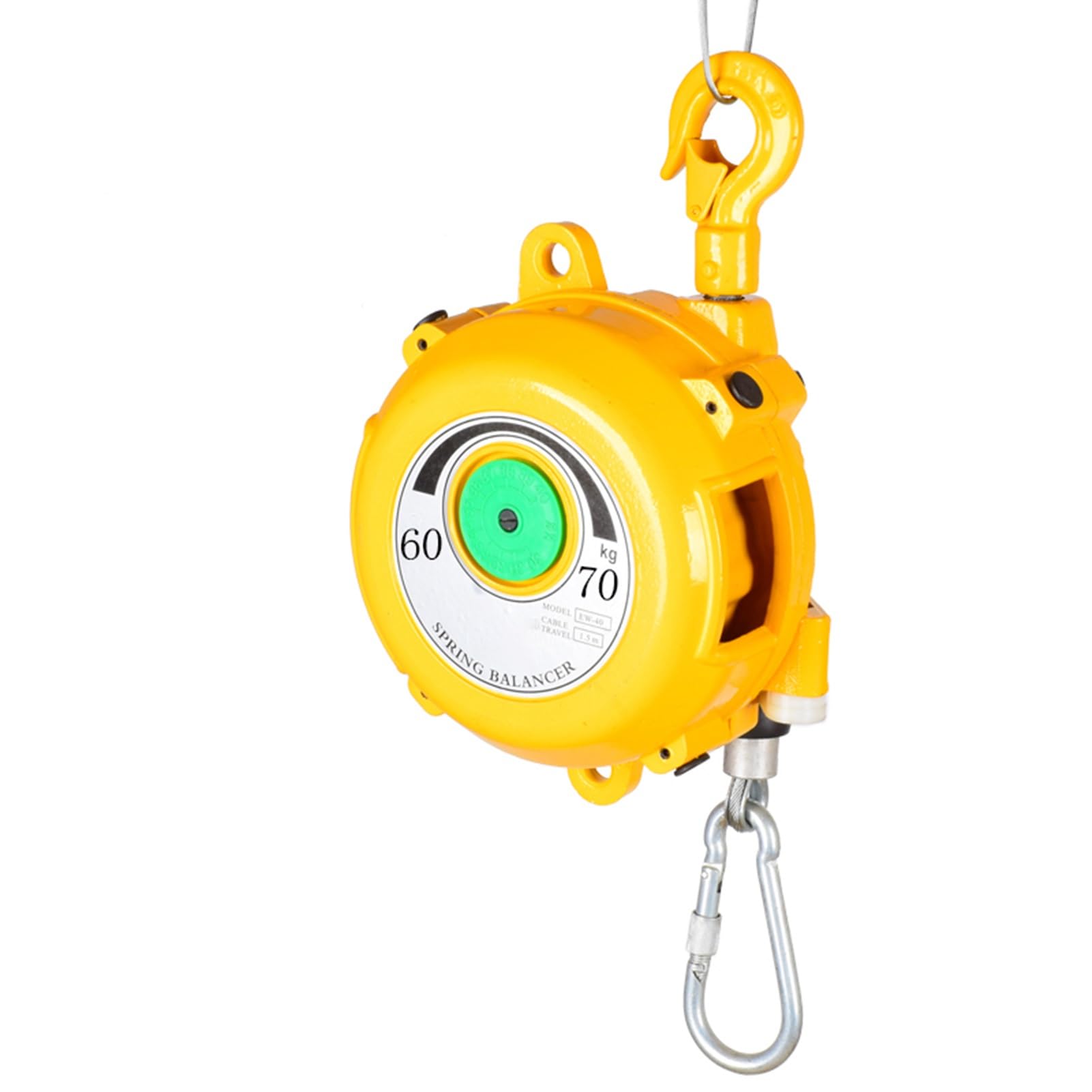 HYQOUKLR Telescopic Spring Balancer, Spring Balancer With Hook And Wire Rope, 1-200kg Load Capacity(60-70kg)