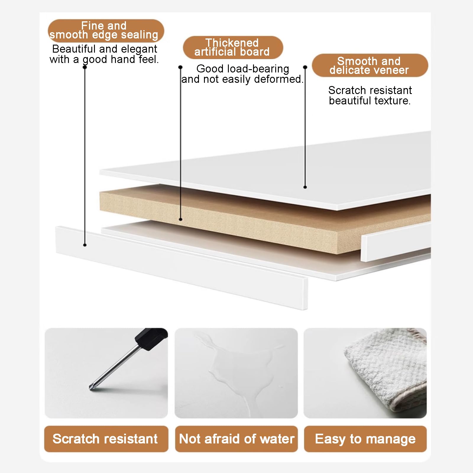 Tavolo da letto regolabile in altezza con ruote, perfetto per letti king size, mobile a croce, scrivania per qualsiasi punto della casa