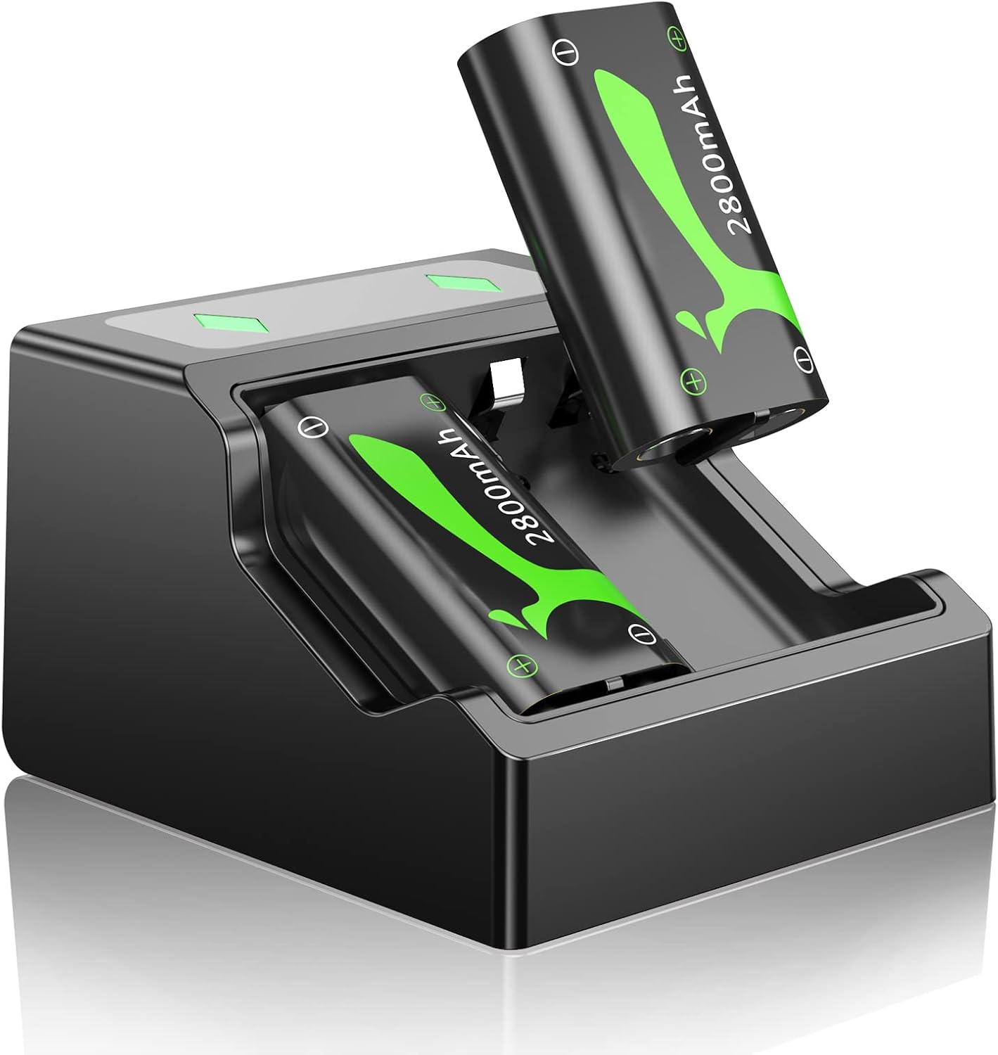 YCCSKY Rechargeable Battery Pack for Xbox Series X|S Controller, 2 X 2800mAh Controller Rechargeable Batteries Compatible with Xbox One/Xbox One S/Xbox One X/Xbox One Elite Wireless Controller