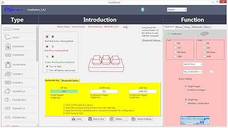 Amazon.com: 3 Key Mini Keypad Wireless USB 2 in 1 Mechanical Gaming ...