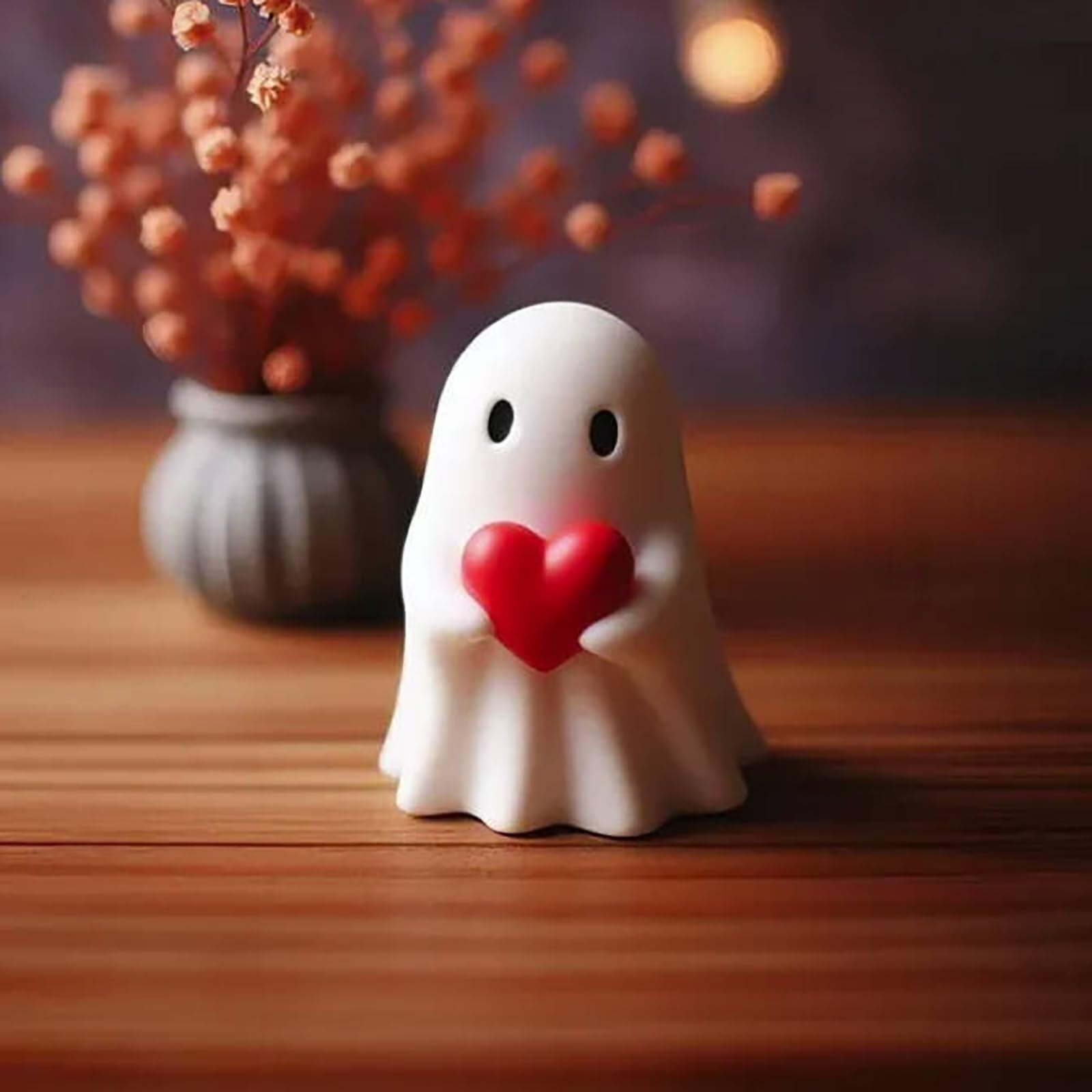 ABOOFAN 5 Set Decorazioni Artigianali in Resina Fantasma in Miniatura Di Halloween Guidato Ornamento Di Halloween Falso Per Decorazioni Di Halloween Indoor 6 Pezzi*5