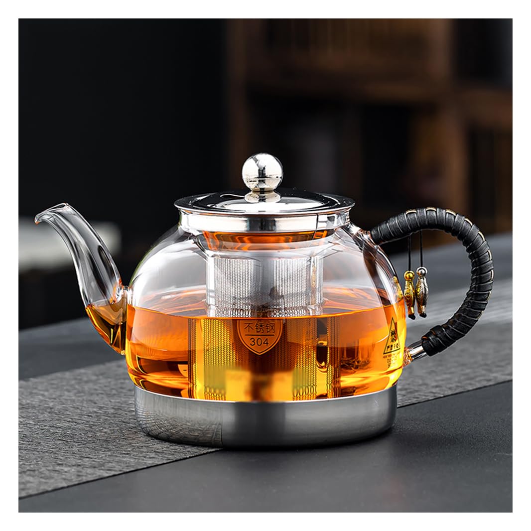 Induction Cooker Special Glass Teapot With Cool Handle