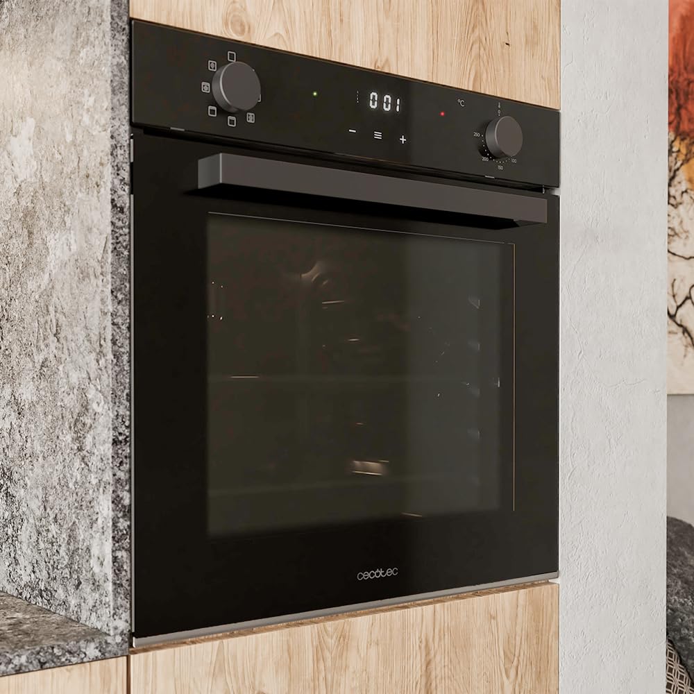 Cecotec Four intégrable multifonctions Bolero Hexa M226001 Glass Black A.Four multifonctions Capacité de 70 L, 7 fonctions, classe A, 2800 W