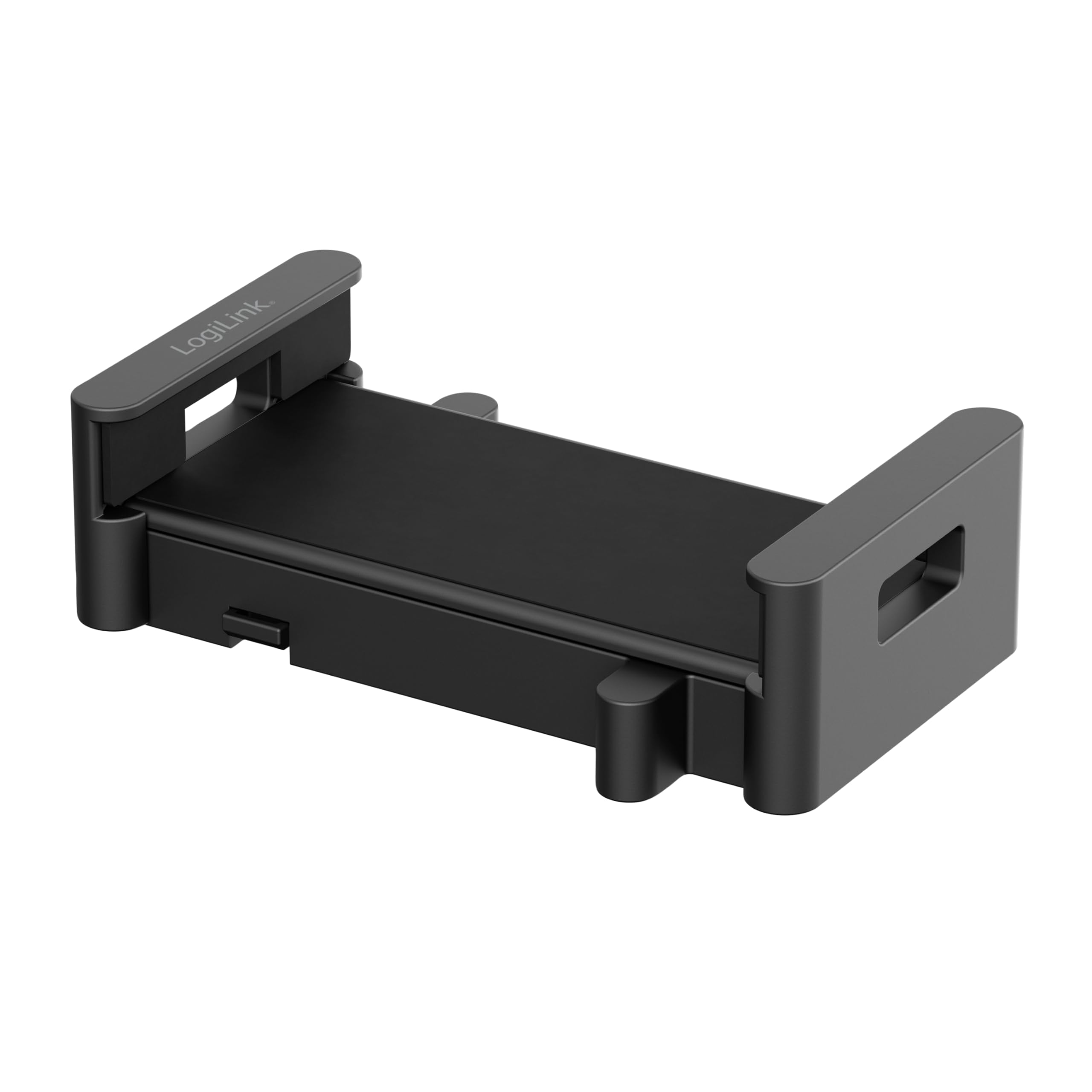Logilink BP0204 - uchwyt zaciskowy do urządzeń 4,7-15" na ramionach monitora (VESA 75 x 75), kolor: czarny