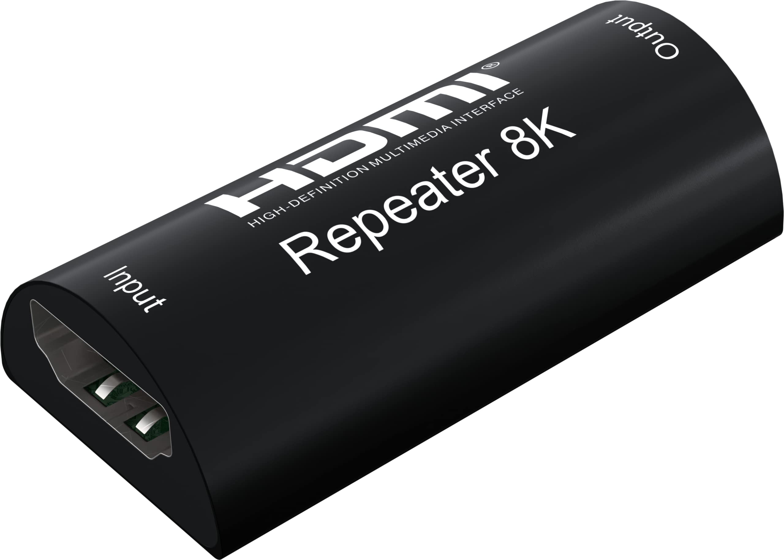 PremiumCord 8K HDMI Repeater up to 25 m, HDMI 2.1, Resolution 8K 4320p @ 60Hz, 4K 2160p @ 120Hz, Full HD 1080p, 3D, HDCP 2.2, Colour Black