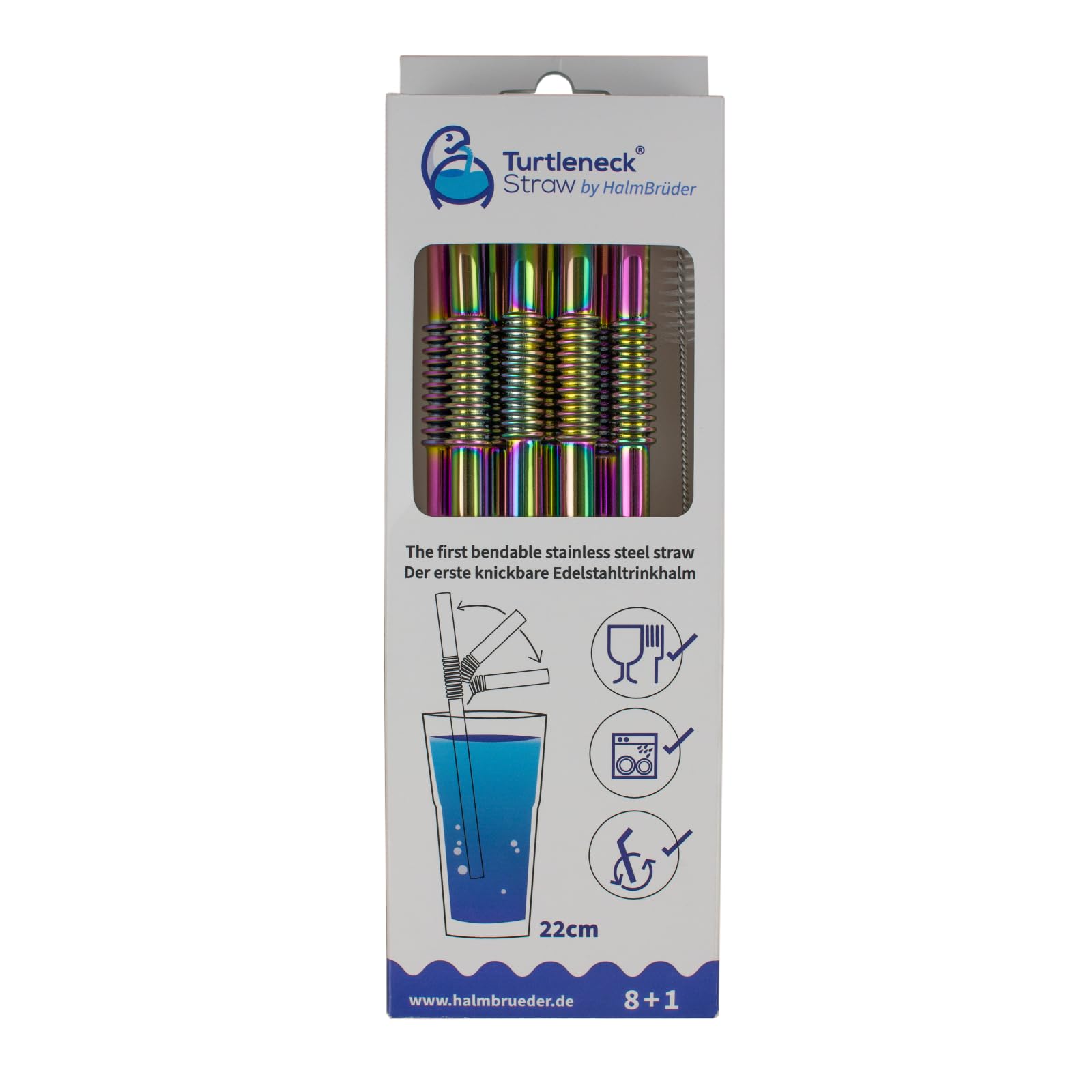 Set De 10 Pailles En Acier Inoxydable Réutilisables - Courtes Et Courbees 12 5 Cm Argent