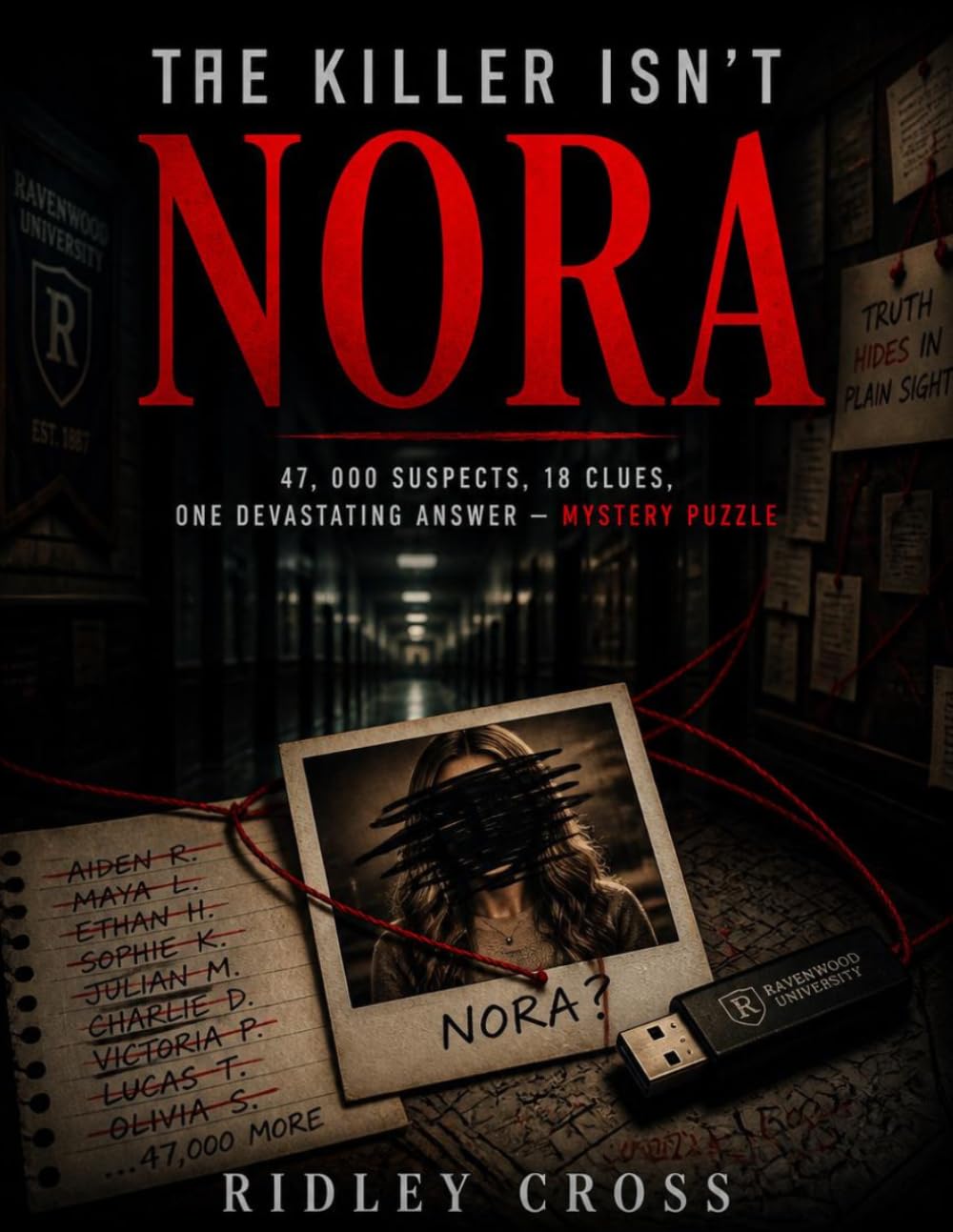 THE KILLER ISN'T NORA: The 47,000 Suspects, 18 Clues, One Devastating Answer Mystery Puzzle