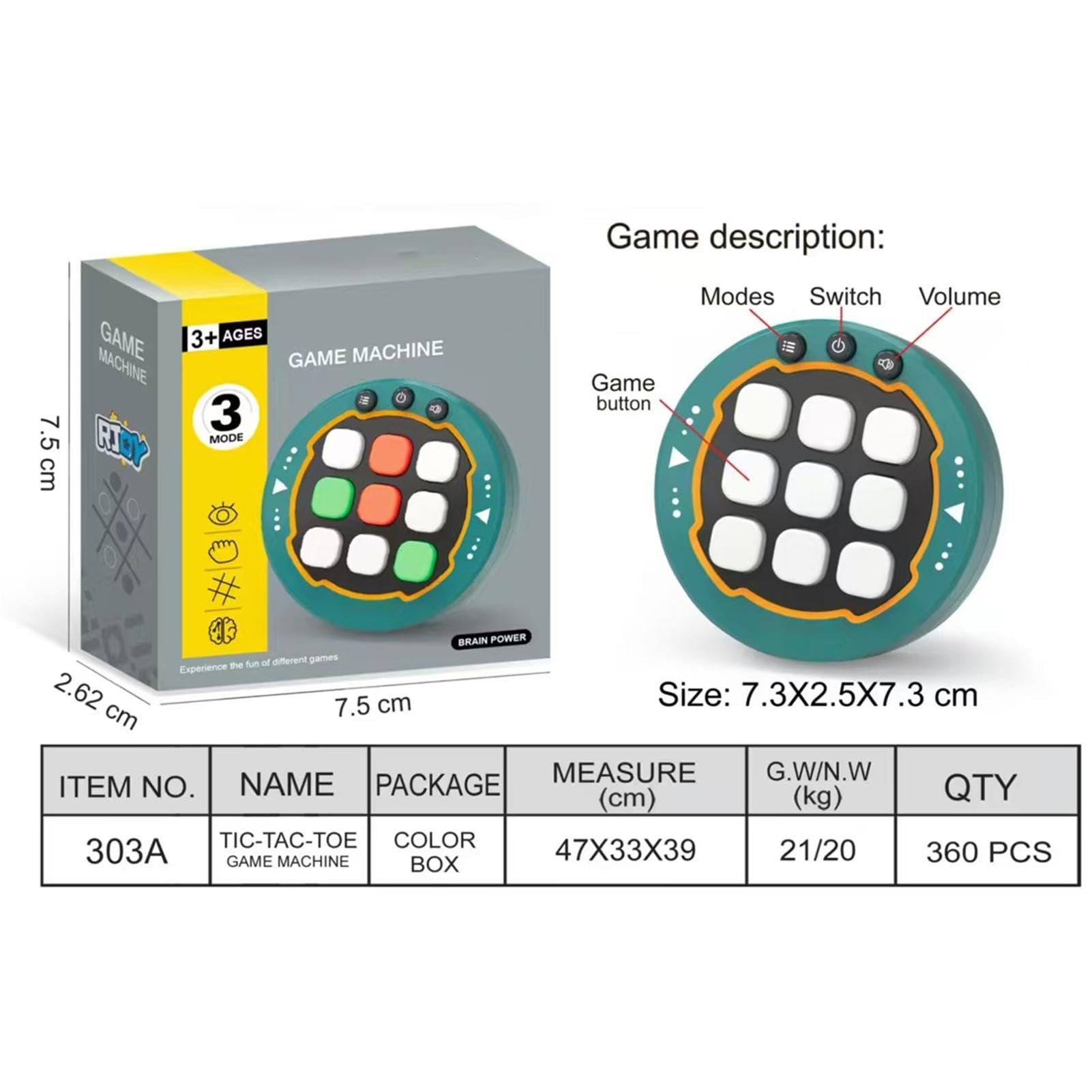 Puzzle Portable Console De Jeu - Jeu Stratégique Familial, Parfait Pour Voyages Et Soirées (1 à 4 Joueurs)