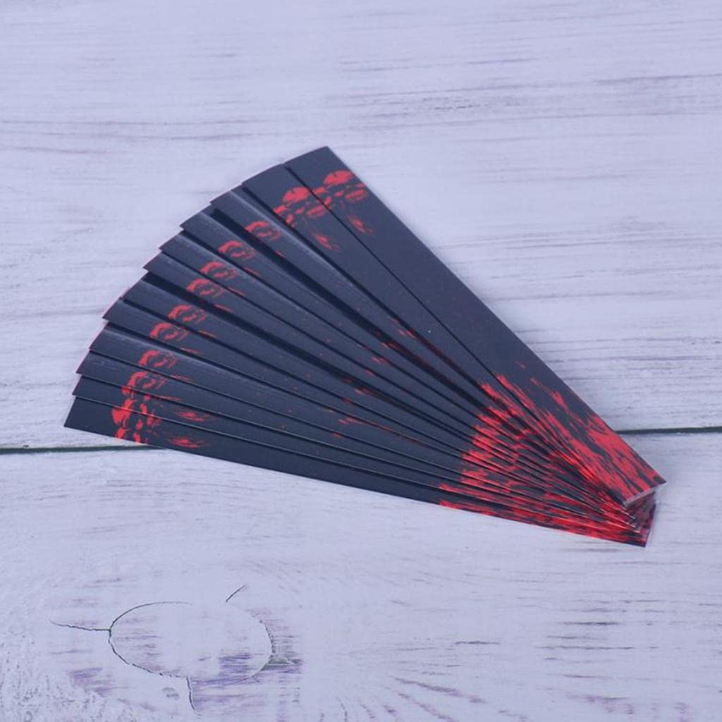 Amagogo 15pcs Heat Shrink Wraps for Shaft Decoration, Skull