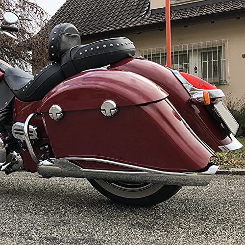 Rieles protectores cromados Pinnacle para maletas Indian Chieftain 2016-2025 y modelos relacionados miniatura 7