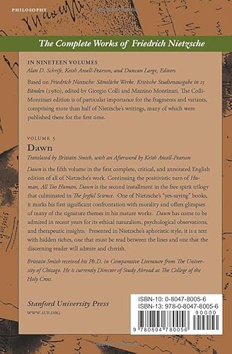 Dawn: Thoughts on the Presumptions of Morality, Volume 5: V. 5