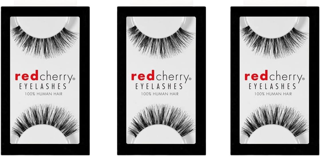 Red Cherry 415 False Eyelashes (Pack of 3 Pairs)