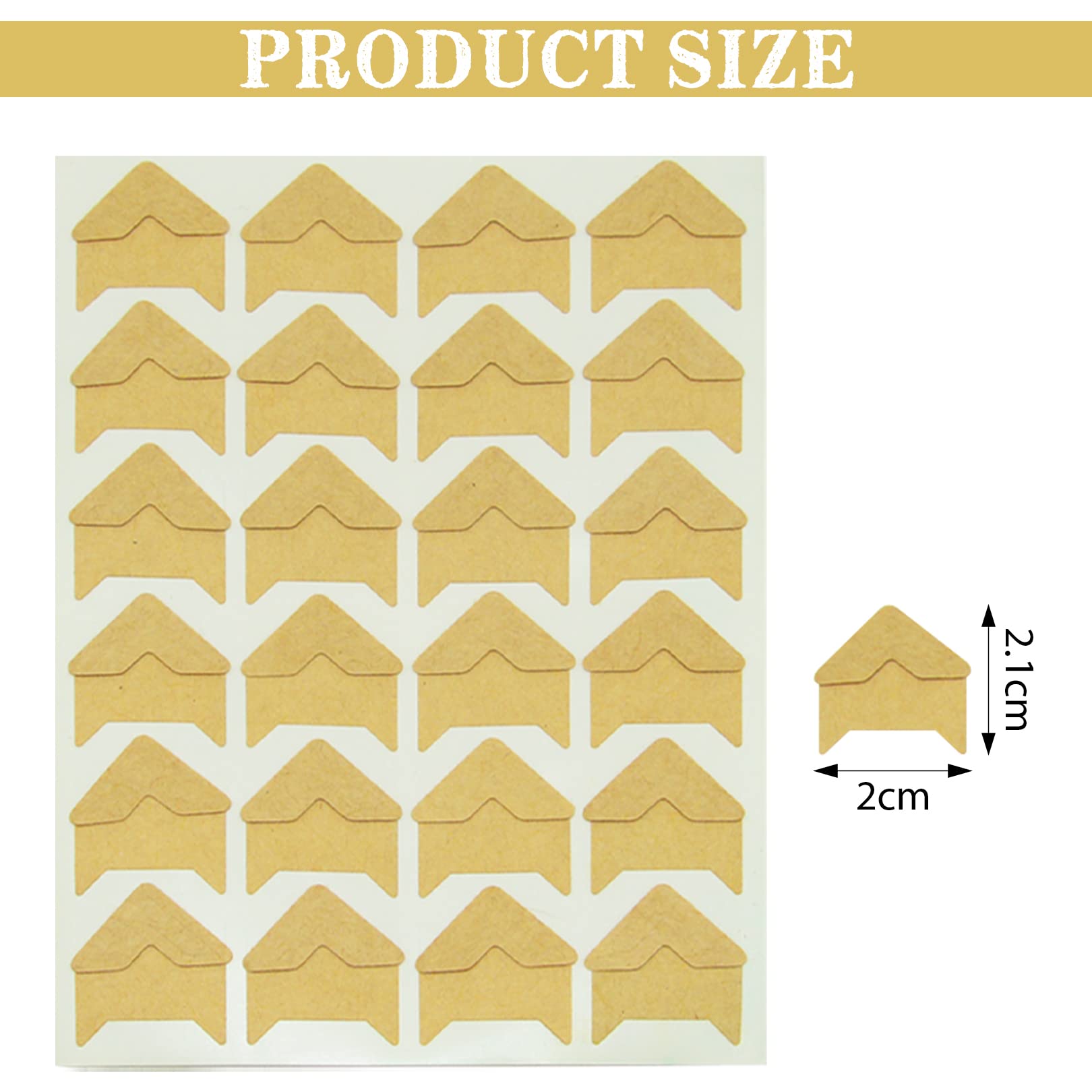 120pcs Photo Corners Self Adhesive Photo Mount Corners Sticker White | Seychelles