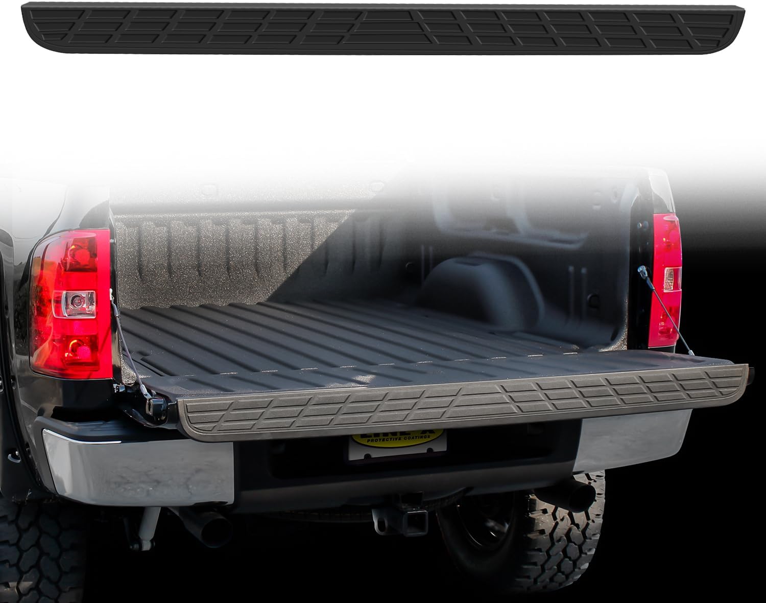 Tailgate Molding Cap Top Cover Compatible with 2007-2013 Chevy GMC Silverado Sierra 1500 2007-2014 2500 3500 Replacement for GM1904104 25844299