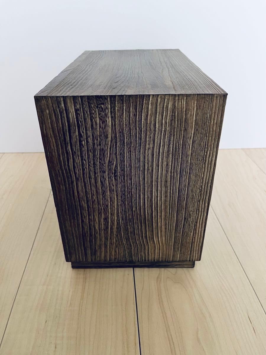 Amazon.co.jp: 会津やまご 桐 小箪笥 三ッ引 時絵 ミニチェスト 極