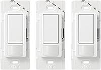 Vista 20 de Lutron Maestro Interruptor de luz con sensor de movimiento para interiores para baño, garaje, lavandería, cualquier bombilla, sensor de ocupación