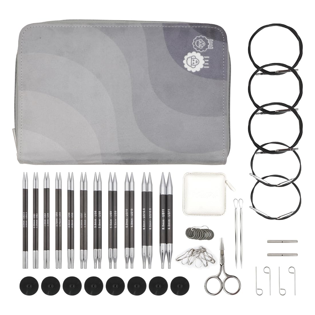 KnitPro Karbonz Élan Interchangeable Needle Gift Set