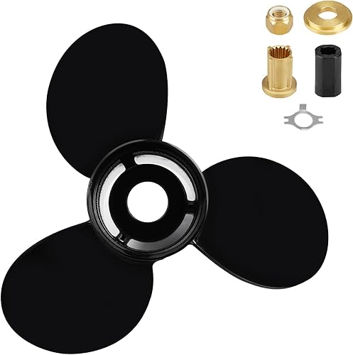 Hélice fuera de borda para barco 14 12x19, 14.25x21, 14x19, 13 14x17, 13 34x15, 14x13, 13.4x15, 10 38 x13, 9x9 apto para motores Mercury 6-300HP, 4