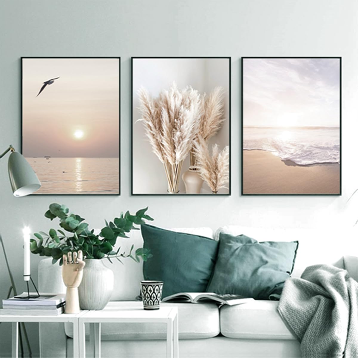 Bohemian Poster Set: Aesthetic Plant Pictures, Modern Abstract Art, Boho Decorative Wall Pictures, 3 Pieces - Image 2