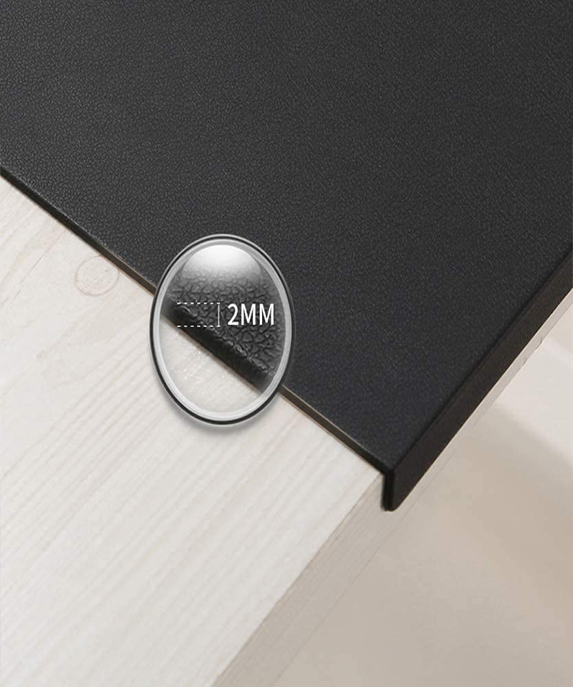 Sous-main de bureau résistant à la chaleur avec bande de fixation autocollante, protection de table étanche
