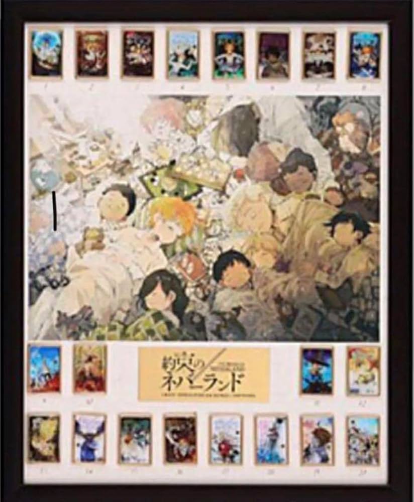 約束のネバーランド　限定受注生産　全巻コミックスカバーイラストピンズセット新品 Amazon.co.jp: 約束のネバーランド 限定受注生産 全巻コミックス