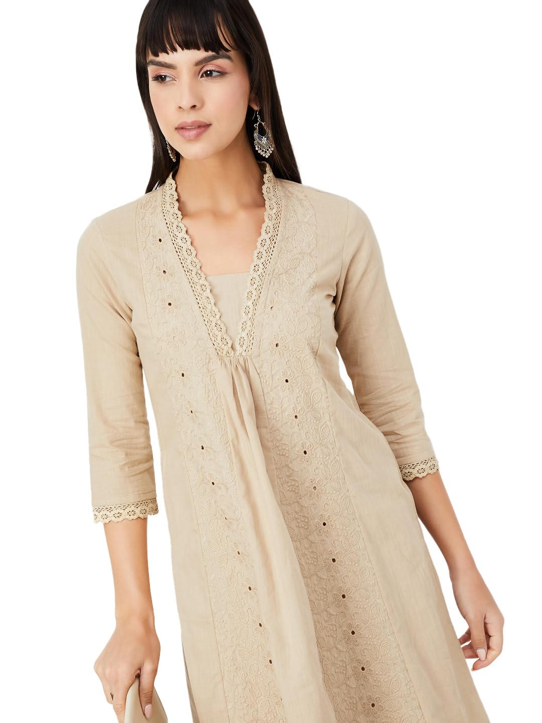 max Women's Cotton Solid Regular Kurta-picture-31