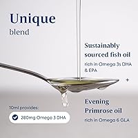 Vista 2 de Efalex Omega 3 +6 Suplemento alimenticio Líquido con sabor a limón y lima 150mls