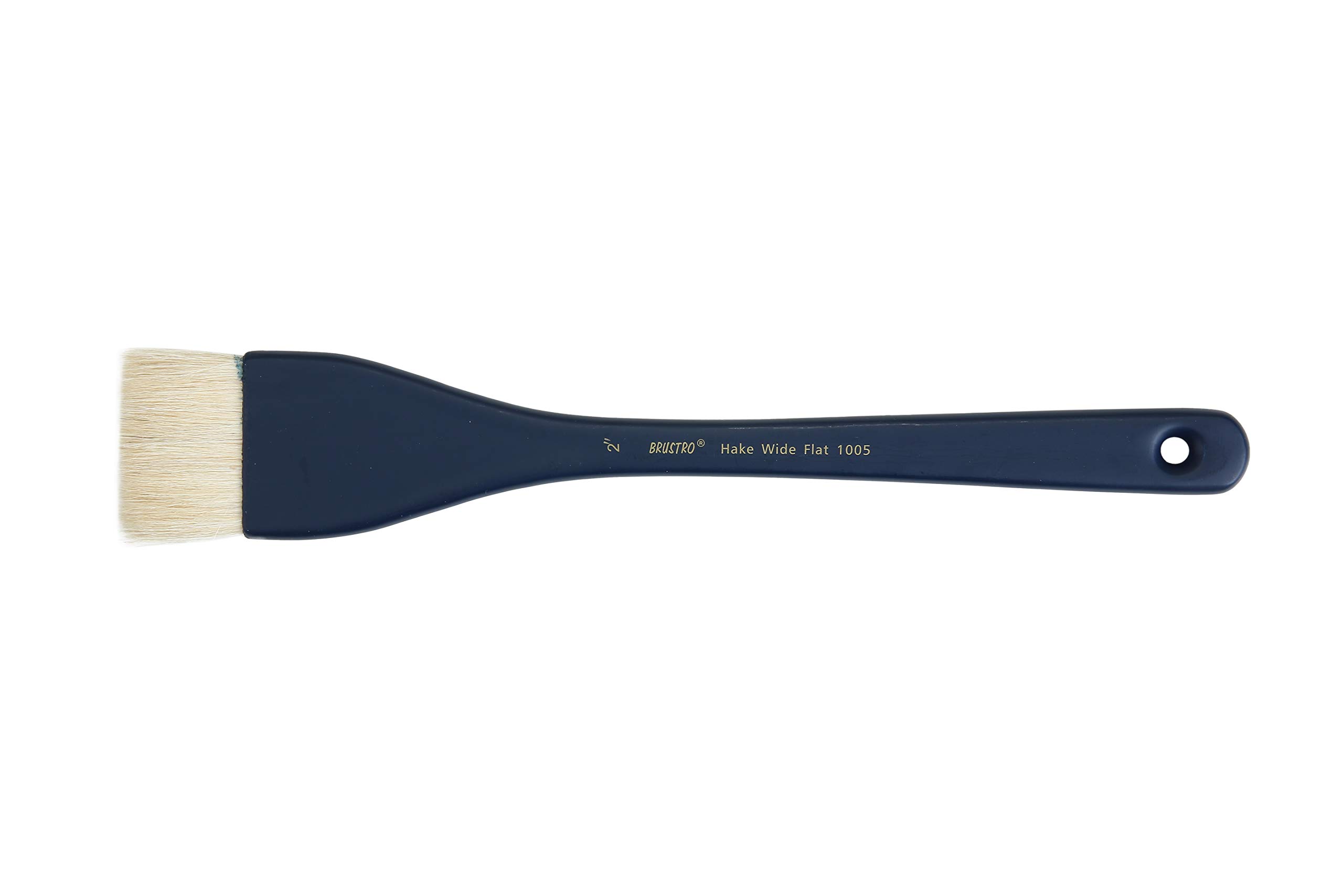 Brustro Artists Hake - Pennello piatto per acquerelli, serie 1005, 5 cm