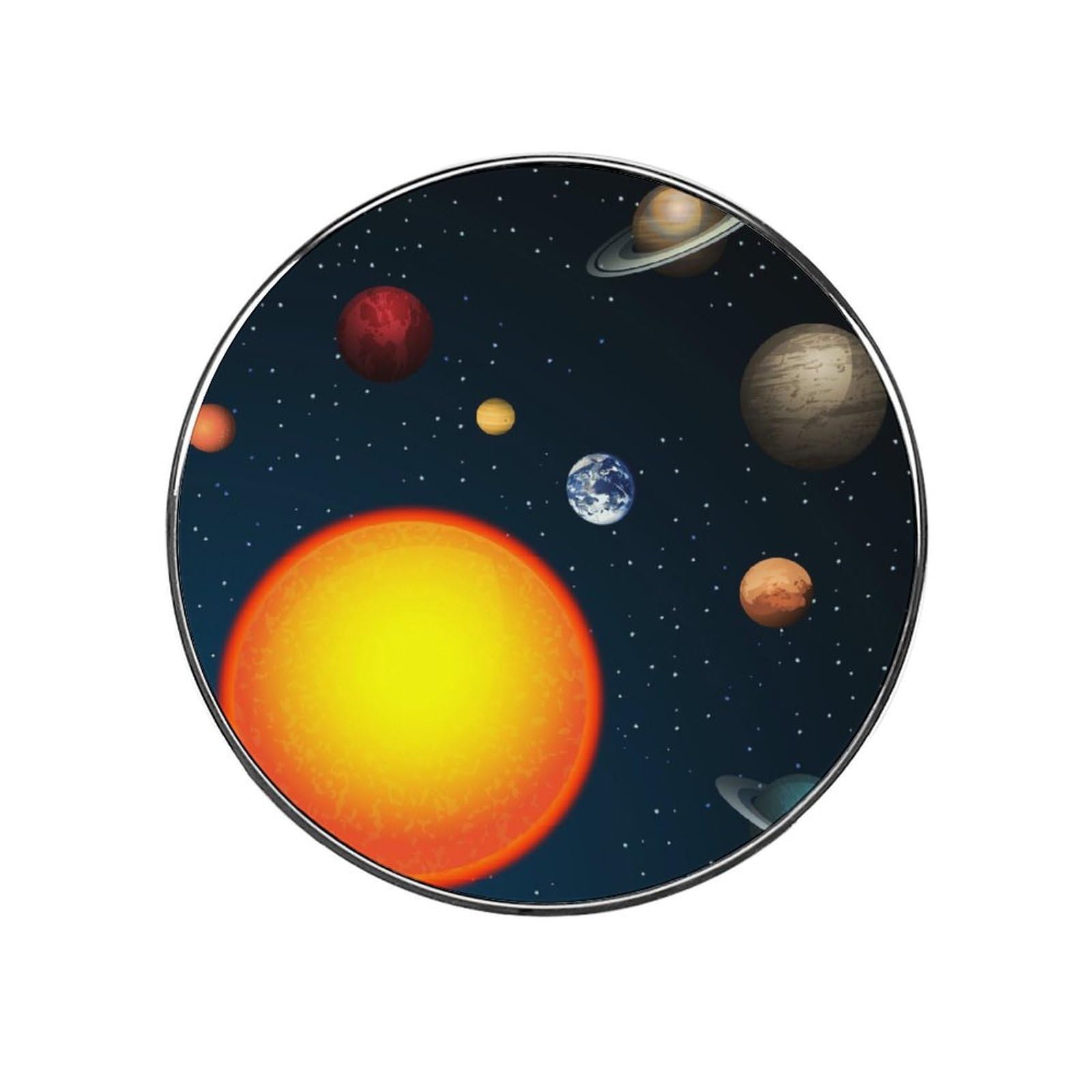 Galaxy Planet Alloy Fridge Magnet For Office Cabinet Refrigerator Whiteboard Photo