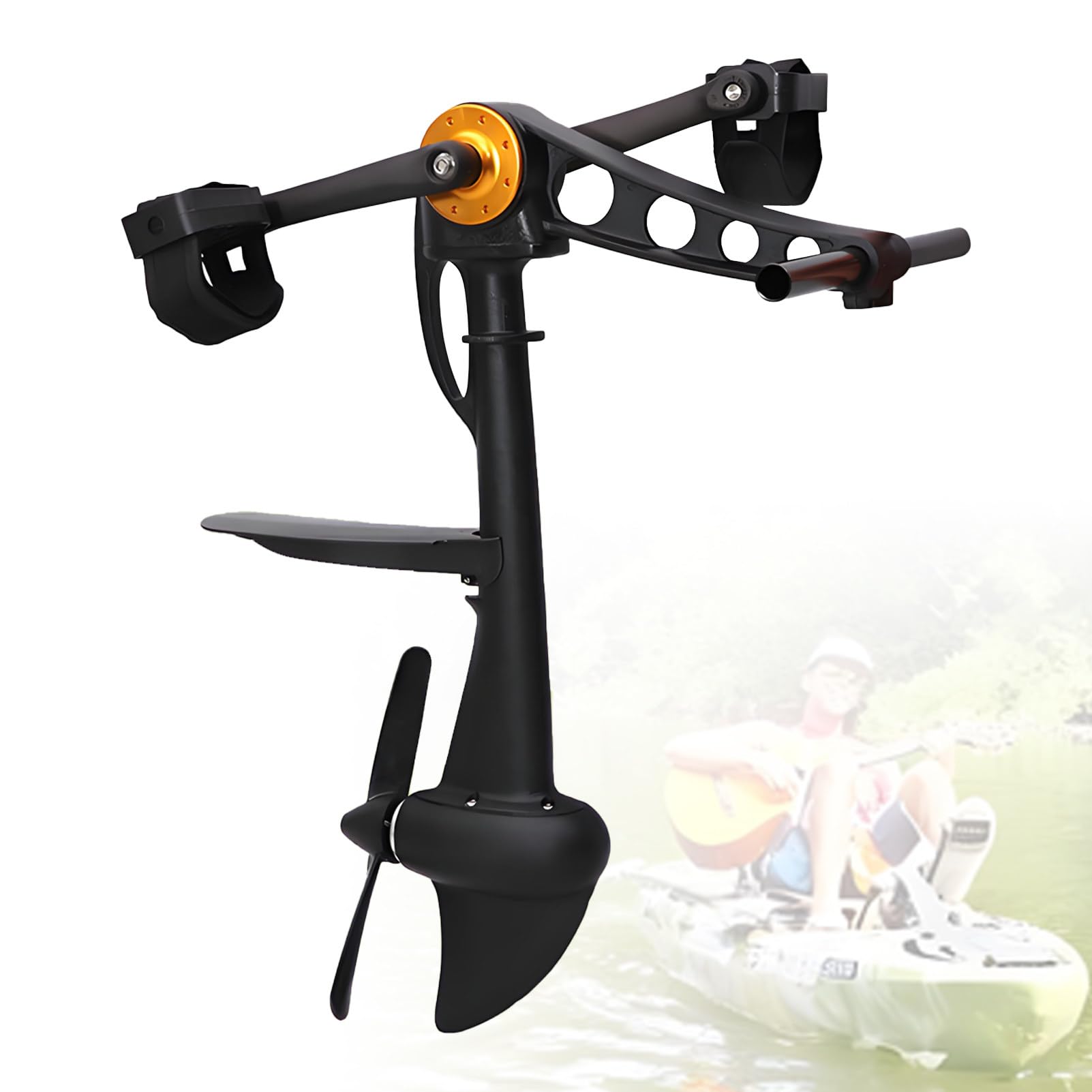 DUMIPME Radar Kayak Pedal Drive, Sturdy Foot Operated Propulsion System, Compatible Pedal Drive Motor for Radar Sit-On-Top & Inflatable Fishing Kayaks