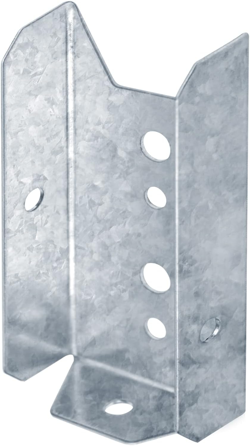 20 Pcs 2x4 Fence Bracket, 20 Gauge Hot Dip Galvanized Steel Deck Rail Bracket