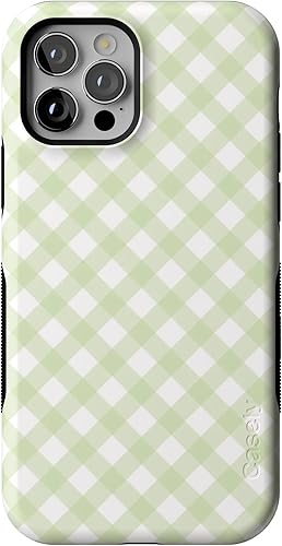 Vista 120 de Casely Funda para iPhone 12/12 Pro Compatible con MagSafe Funda de mármol negro