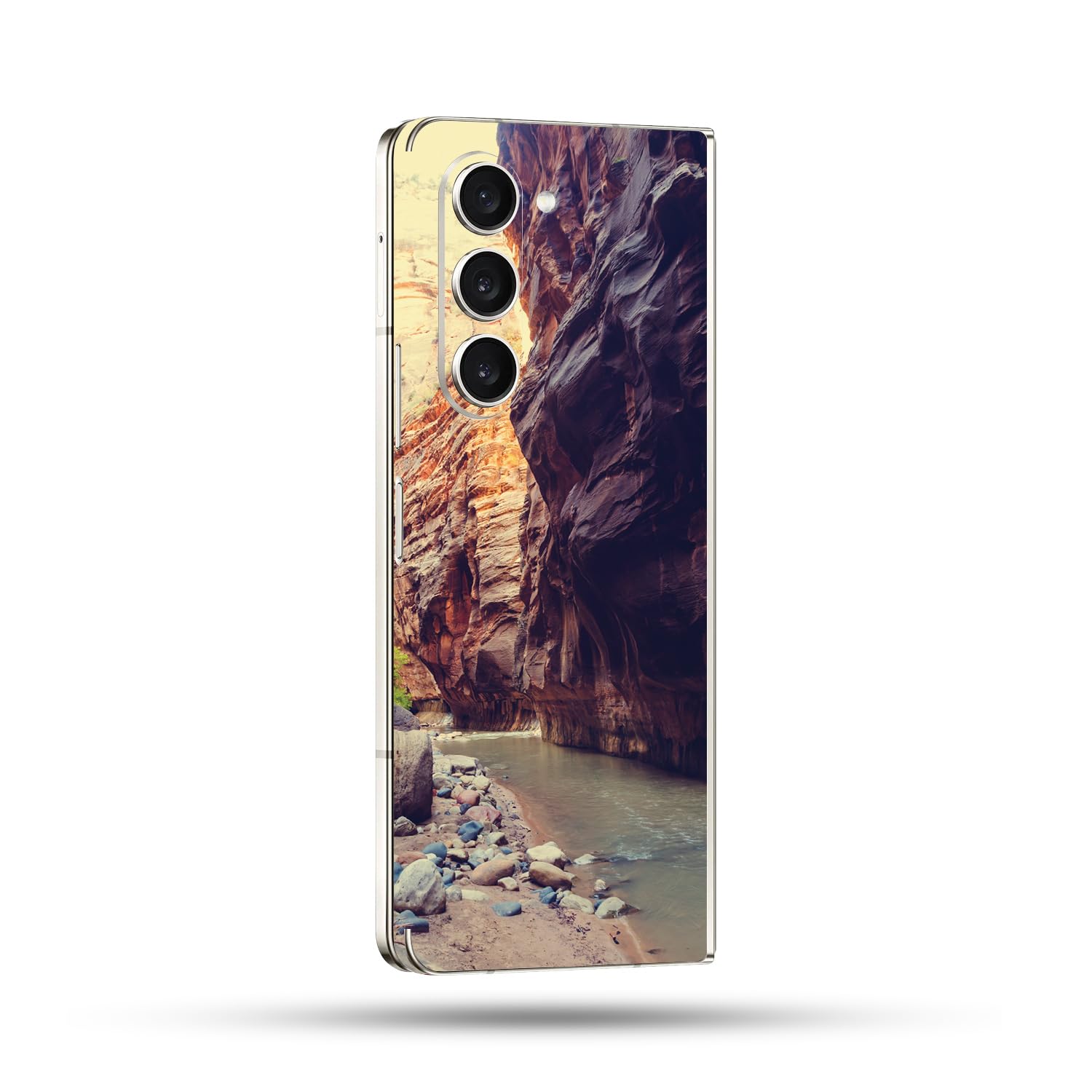 MightySkins Skin Compatible with Samsung Galaxy Z Fold 5 Full Wrap - The Narrows | Protective, Durable, and Unique Vinyl Decal wrap Cover | Easy to Apply, Remove, and Change Styles | Made in The USA