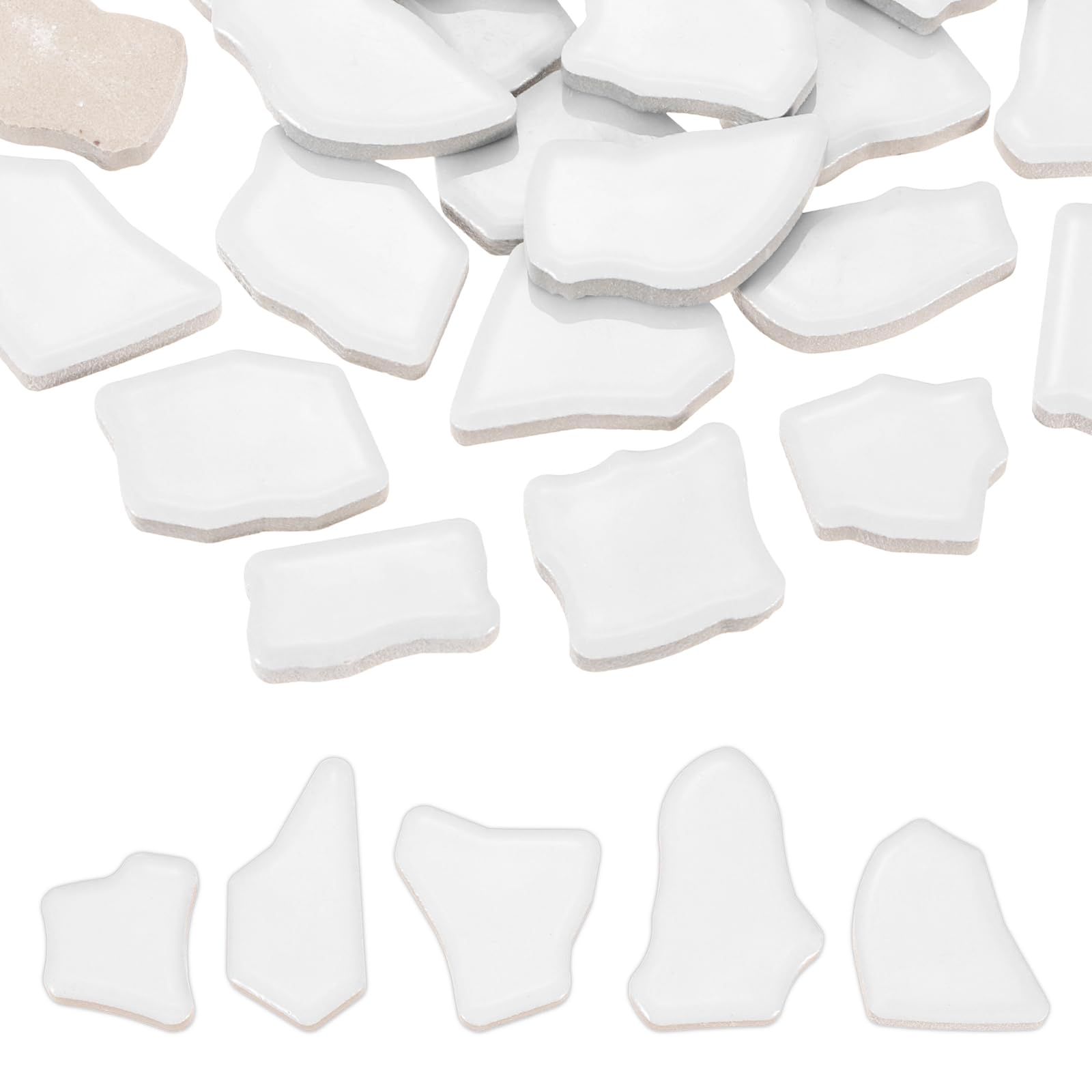 PATIKIL 250g/0.55LB Irregular Ceramics Mosaic Tiles