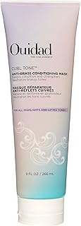 Ouidad Curl Tone Anti-Brass Conditioning Mask ​9 fl oz, Purple