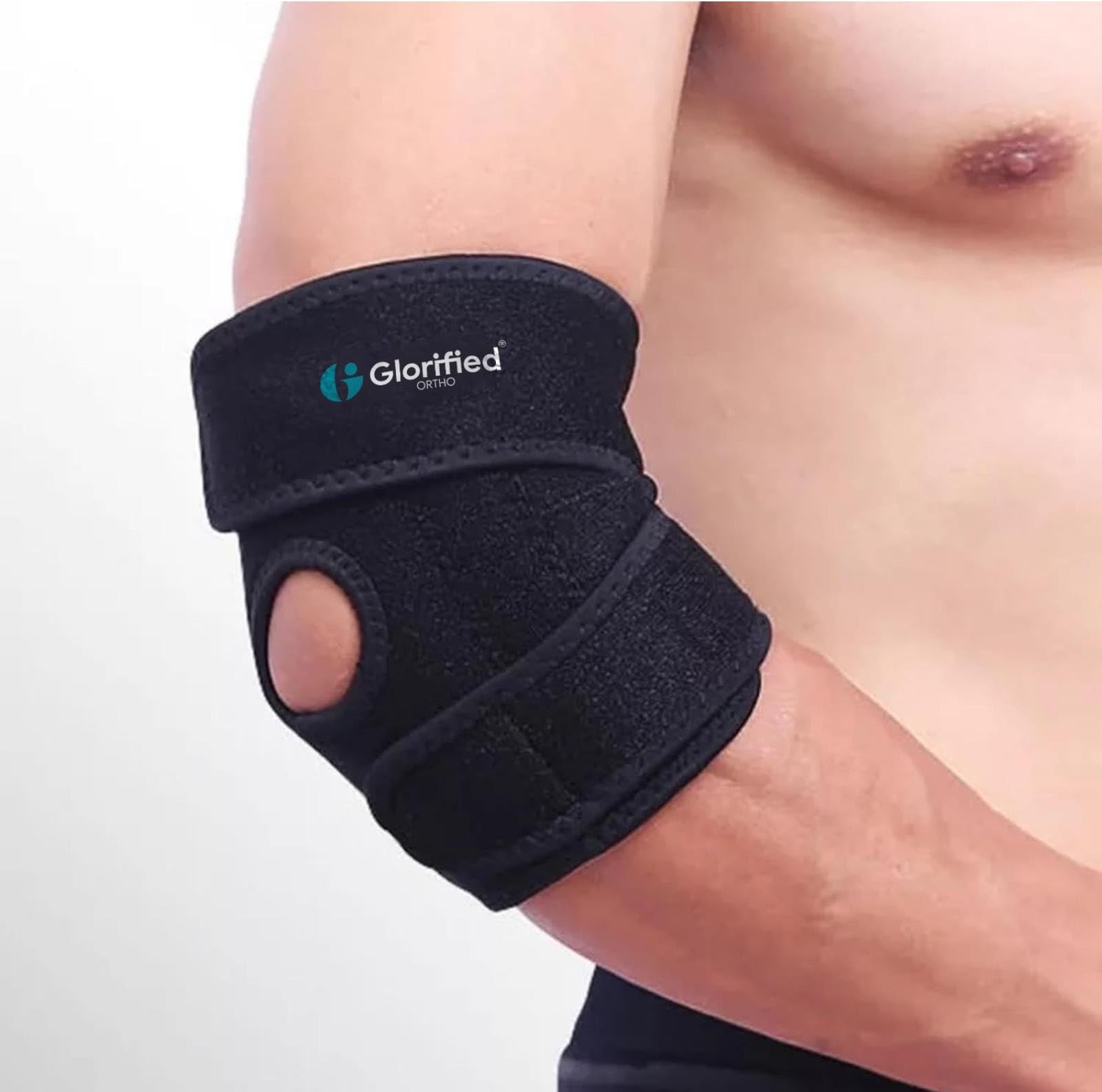 GLORIFIED ORTHO Adjustable Elbow Brace Cubital tunnel brace for sleeping, Tendonitis Elbow Splint, Ulnar Nerve Entrapment brace-picture-15