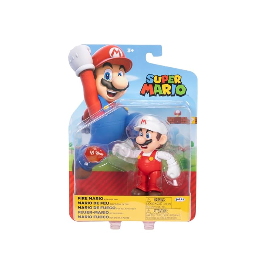 Amazon.com: Nintendo - Super Mario Bros - 10 cm articulated