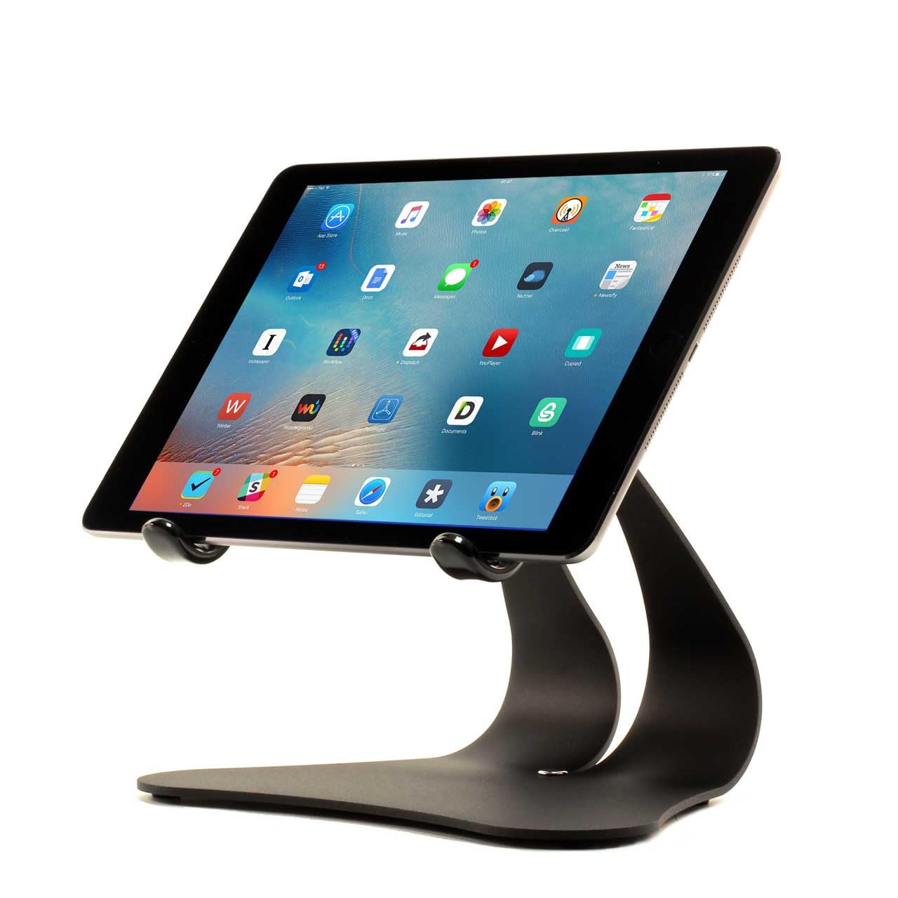 Thought Out Stabile 2.0 – Heavy-Duty Steel Tablet Stand, Wobble-Free, Made in USA, Compatible with Apple iPad