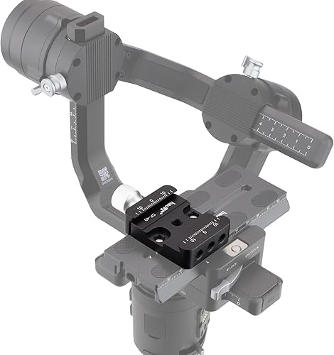 Miniatura 2 de Haoge CP-40 DSLR y abrazadera de liberación rápida sin espejo para conversión estándar tipo Arca Aumentar el elevador compatible con DJI Ronin SSC