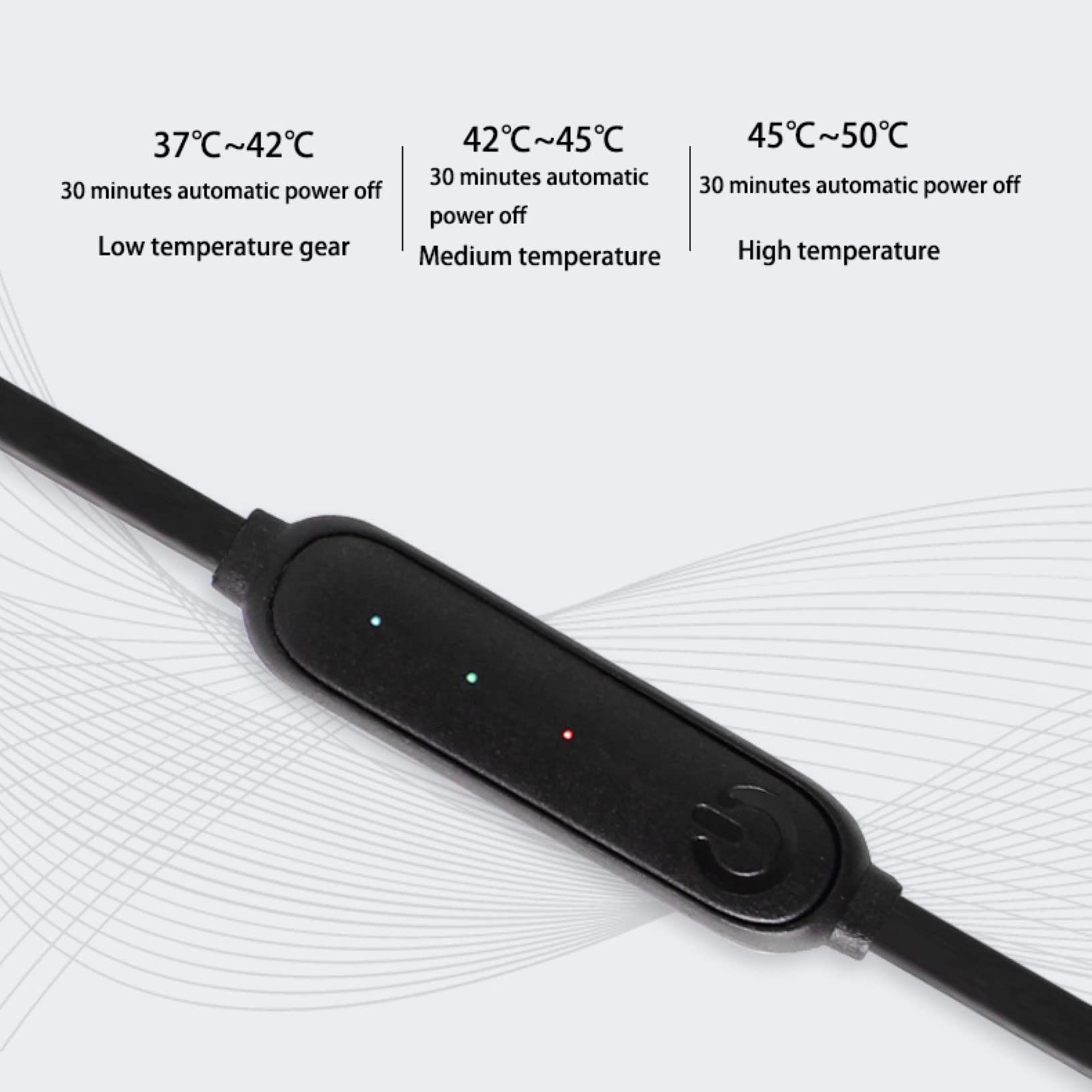 Podgrzewana maska na oko, maska na oczy USB do suchych oczu z 3 poziomami regulacji temperatury, poduszka grzewcza kompresji oczu do spania, suche oczy, zapalenie powiek (kolor: A, rozmiar: 20 x 9 cm)