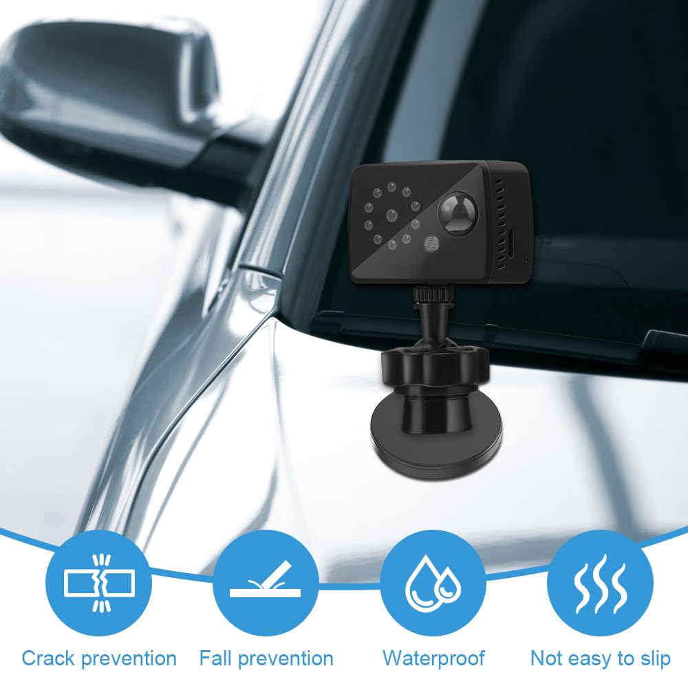 Magneti al Neodimio Gommati 43mm, LNSYSNS 4 Pezzi Gommati Ganci Magnetici, Magnete Potente con Filettatura Esterna M6, Adatto per Collegare Strumenti, Blocchi, Segnali