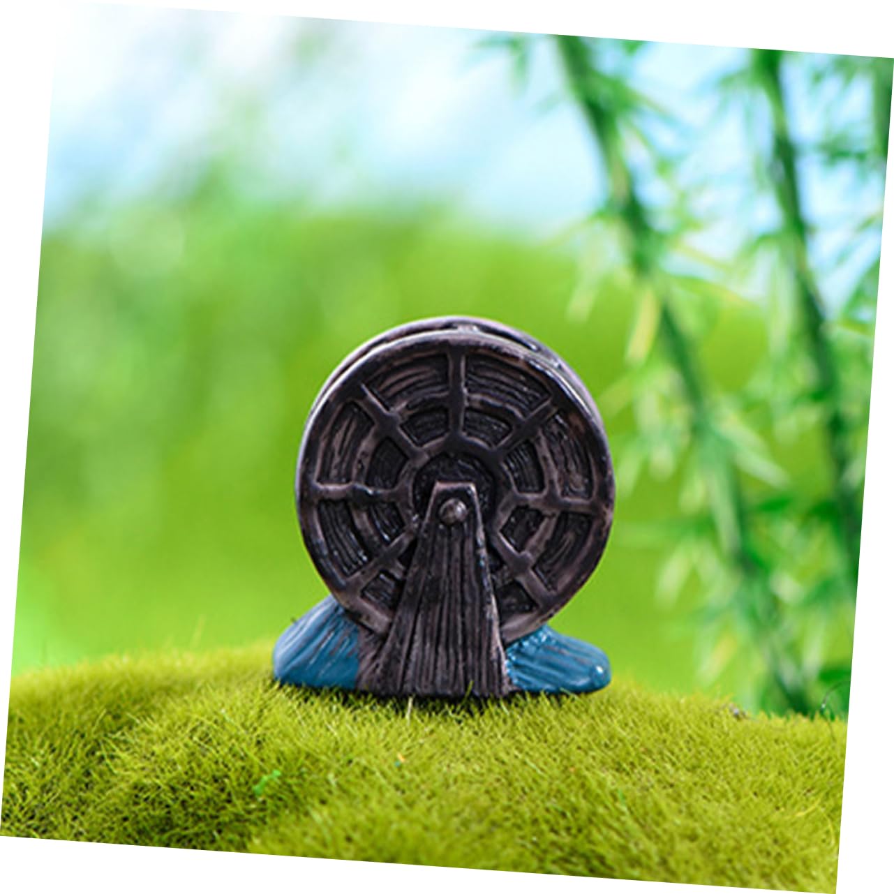 Hemobllo 50pezzi Mini Water Wheel Model for Garden Decor Portable Artificial Rockery Wheel for Fish Tank and Aquarium Landscape Accessory
