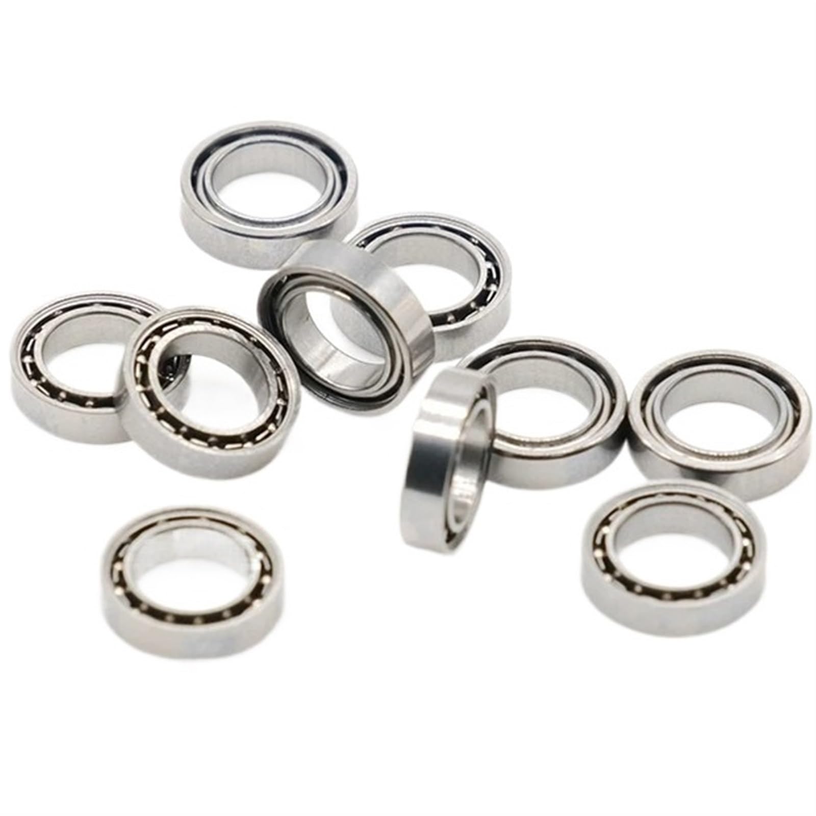 Deep Groove Double Rubber Seal Bearings SMR85 Open Bearing ABEC-7 10 Pieces 5x8x2 Mm Stainless Steel Miniature Ball Bearings S MR85 L850 675