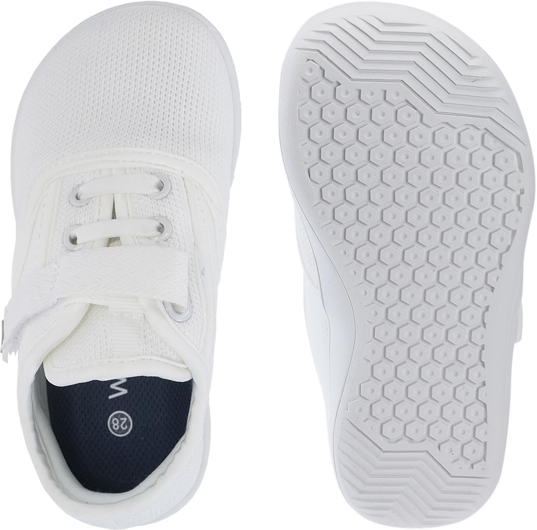 WHITIN Toddler/Little Kids Wide Toe Box Barefoot Shoes + Minimalist Sneakers for Boys Girls + Zero Drop Sole - Image 5