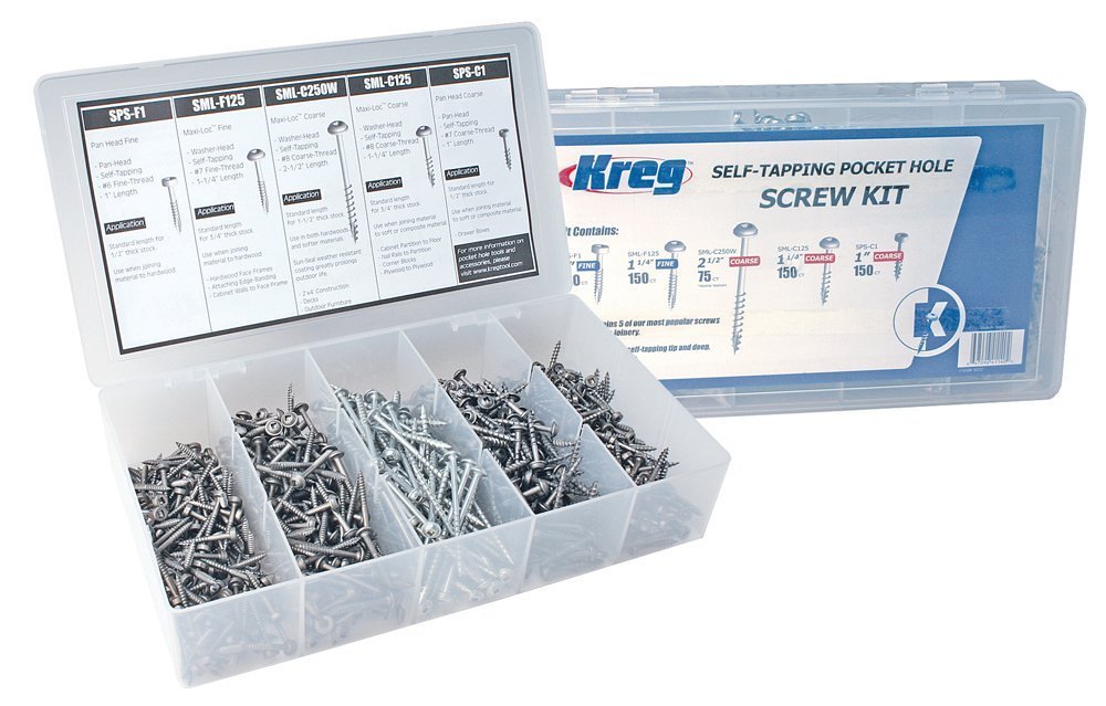 Kreg SK02 Pocket Hole Screw Kit