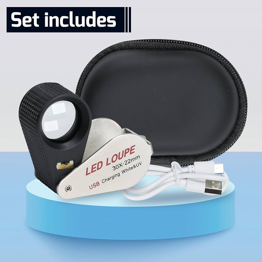 拡大用ルーペ 携帯用 真実4倍 宝石 鑑定用 ジュエリールーペ LEDライト Amazon.co.jp: Akeyda 拡大鏡 ルーペ 携帯用 真実4倍 宝石鑑定用