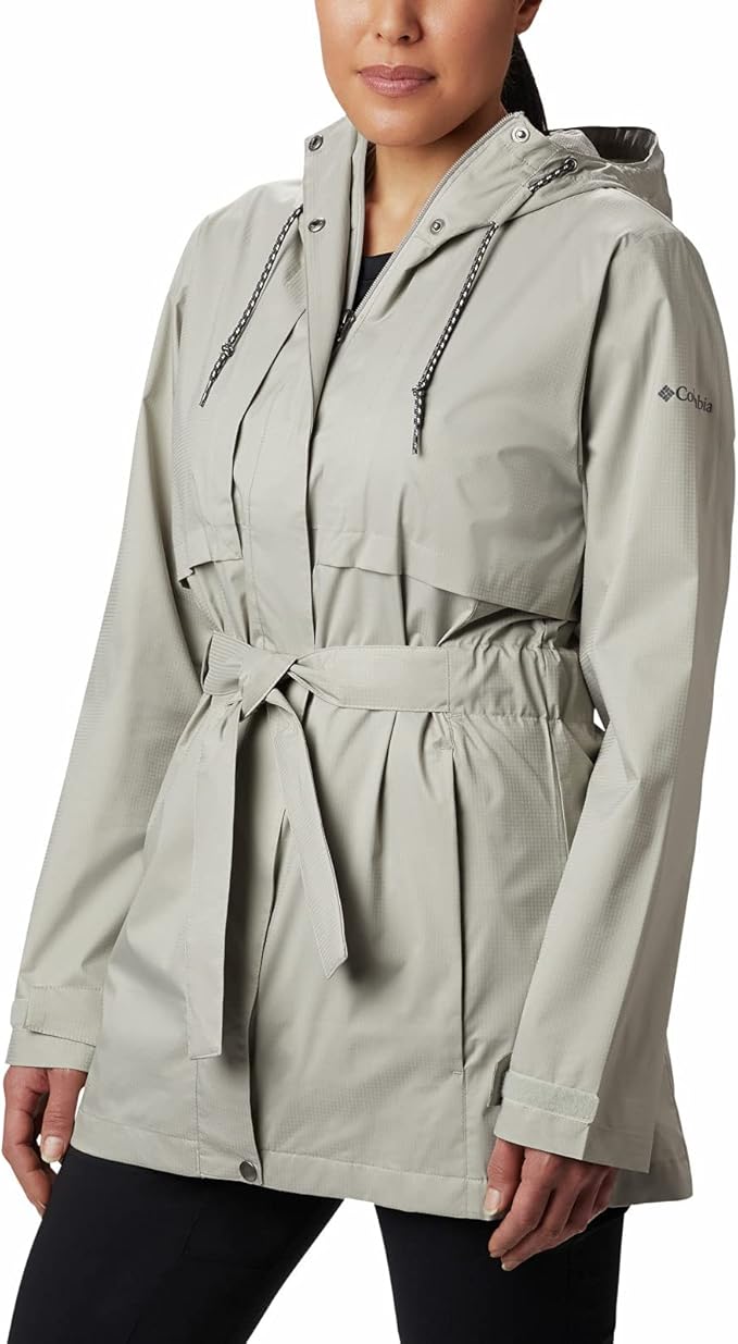 Veste De Pluie Columbia Pardon My Trench - Fille Taille L (14-16) - Ice Bleu - Imperfection