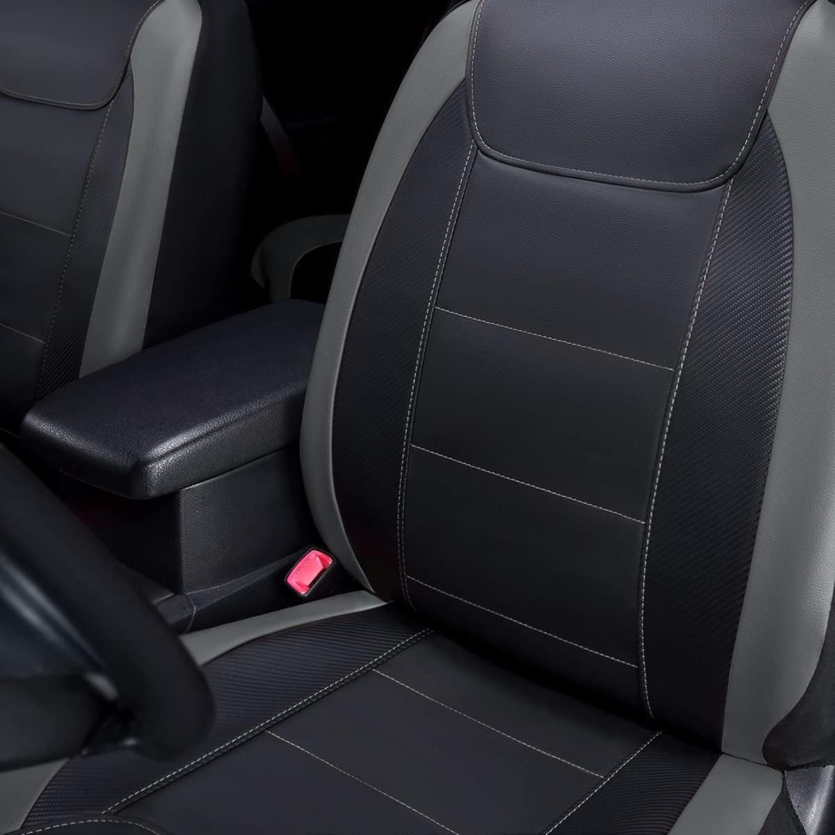 Coprisedili Auto Set Completo per Kia Amanti 2000-2023 2024 2025 | In pelle PU e morbida spugna, impermeabile e antiscivolo. Massimo comfort e protezione totale per la tua auto.